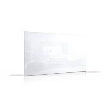 Infrarot-Glasheizung infranomic Standard rahmenlos 900 Watt, 140 x 60 cm, schwarz glänzend